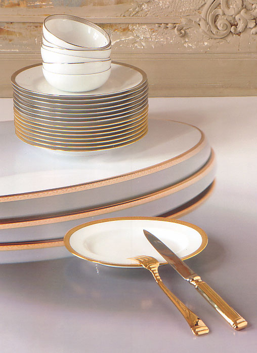 Malmaison gold Malmaison PlatinumLimoges PorcelainRobert Haviland